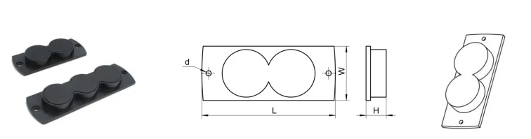 Rubber Neodymium Gun Magnet Rubber Neodymium Gun Magnet